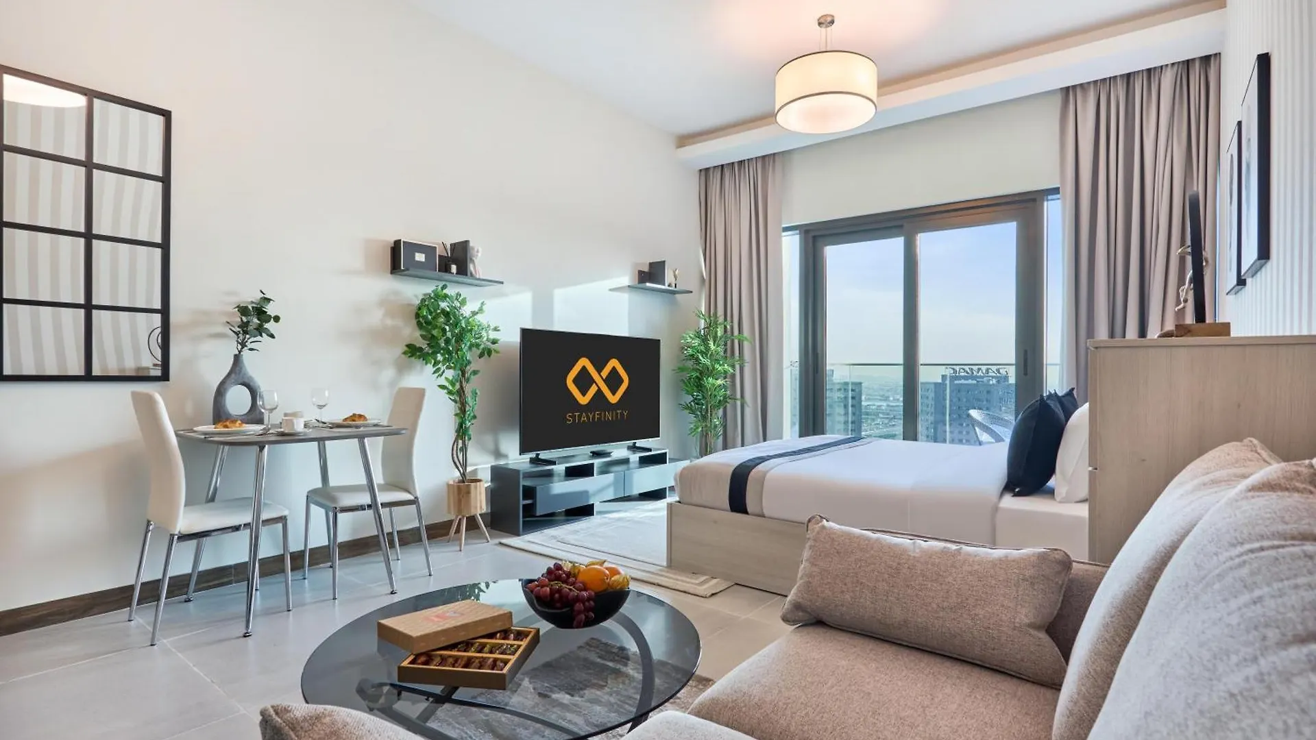 Luxury Studio - Sol Bay Tower - Business Bay By Stayfinity Dubai