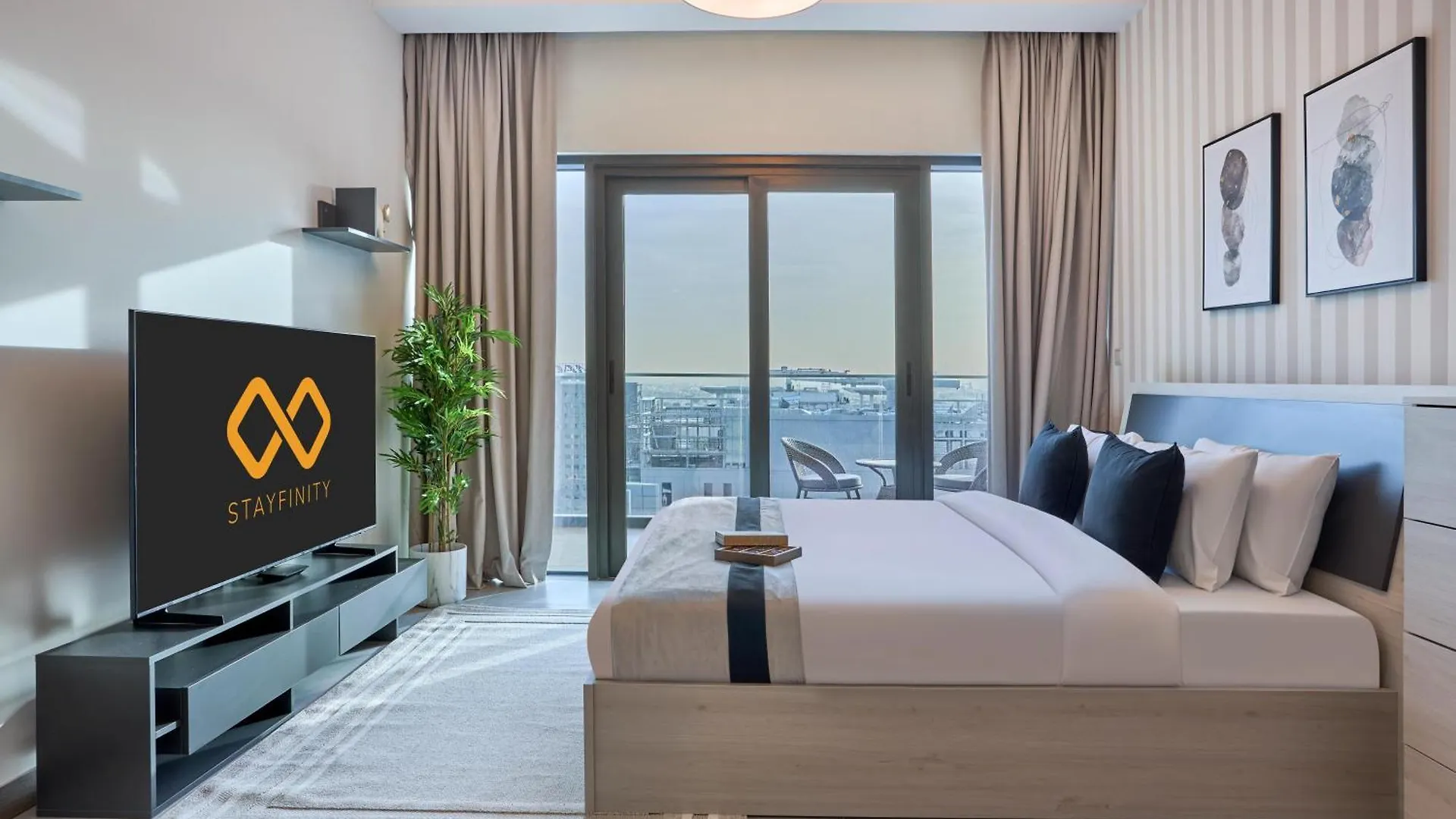 Luxury Studio - Sol Bay Tower - Business Bay By Stayfinity Dubai